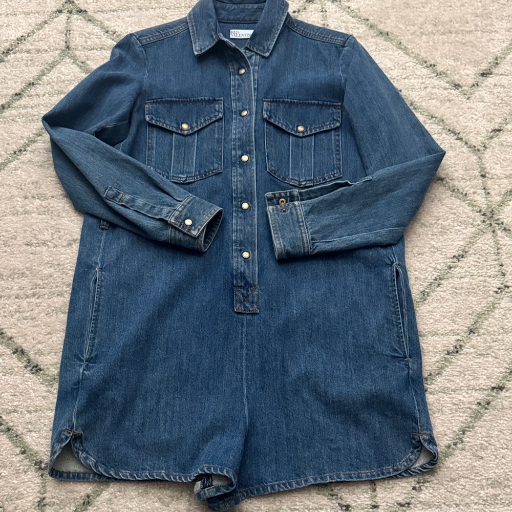 Red Valentino - Oversized Denim Jumper in size 40IT / Small US